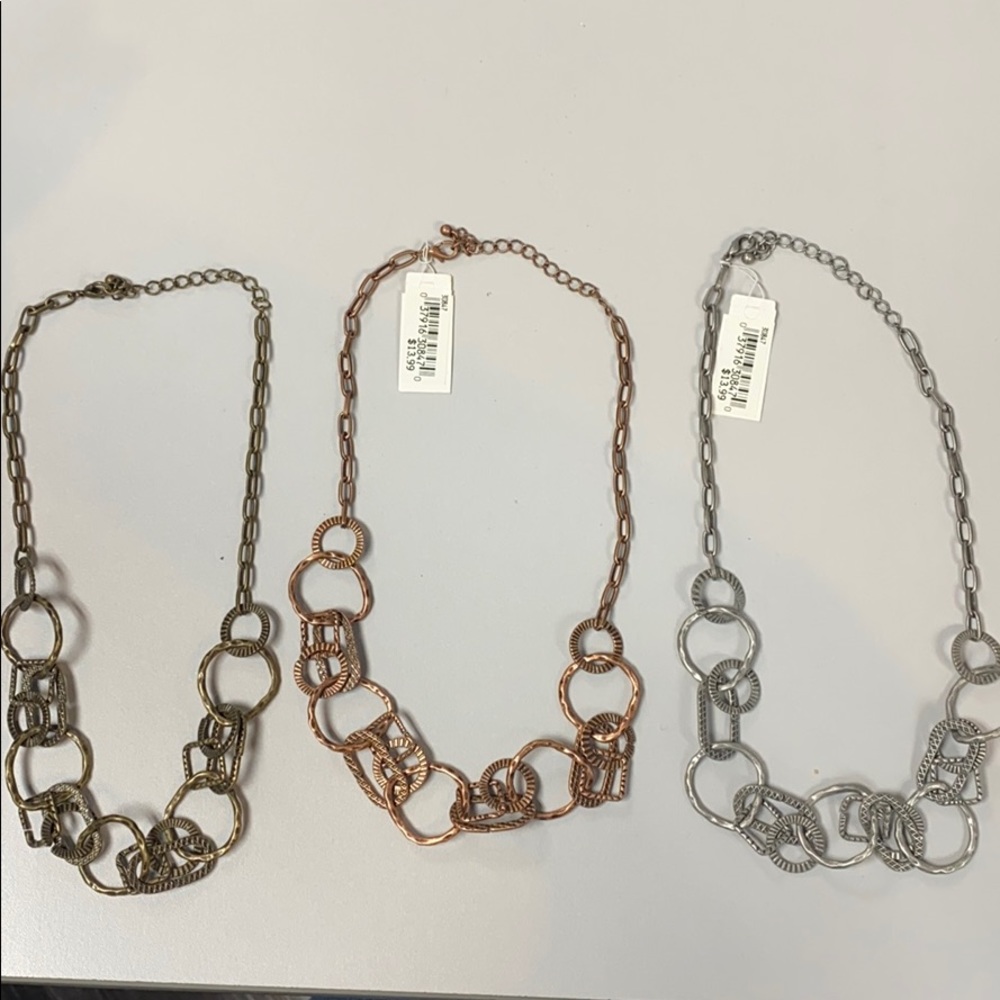 Set of three necklaces - never worn